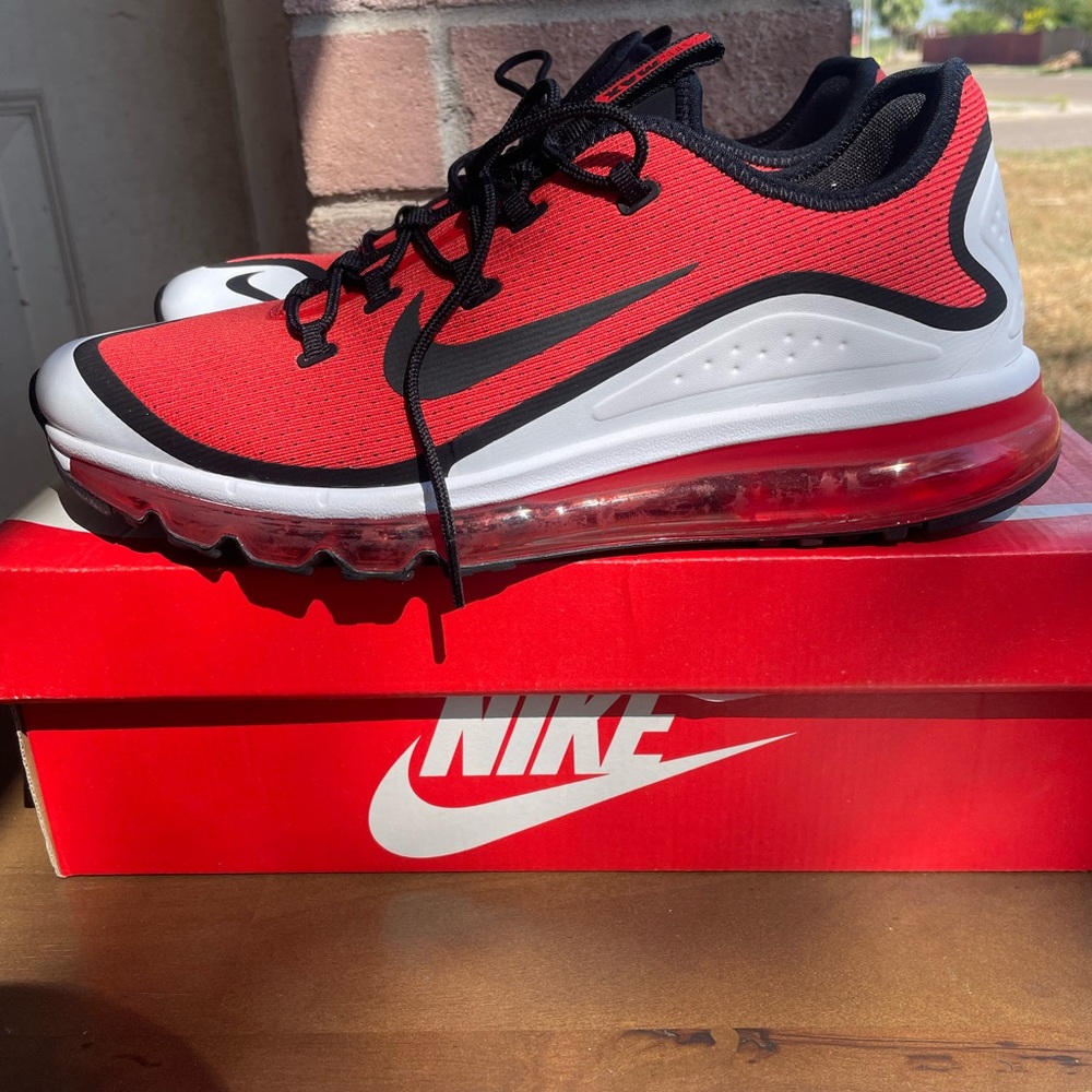 NIB Rare Men’s Nike Air Max More Habanero Red AR1944-600 Sz 11